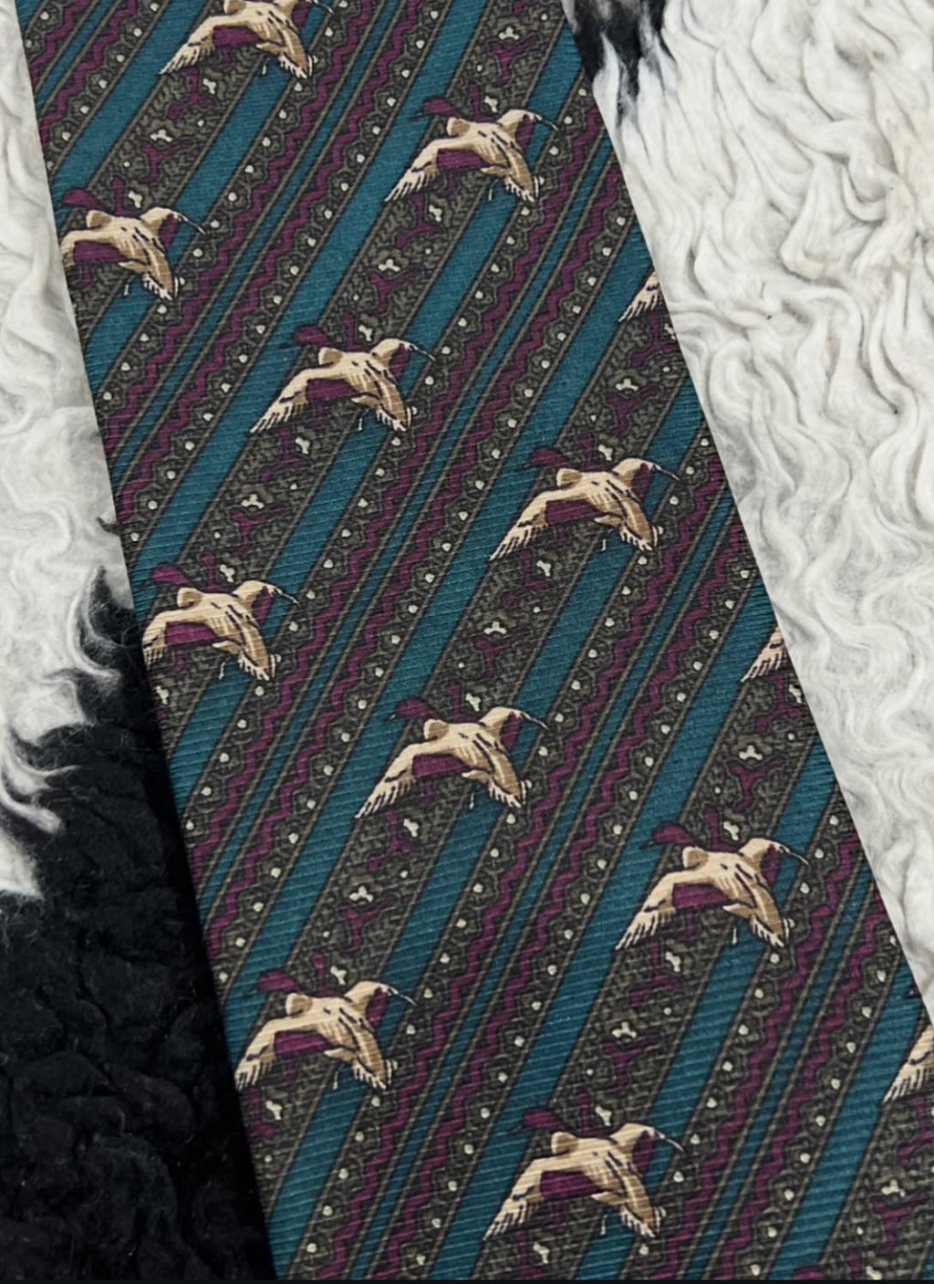 Flying Mallards Tie