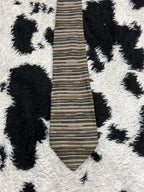 Vaeger Brown Striped Tie