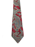 Classics Red Fully Embroidered Paisley Tie
