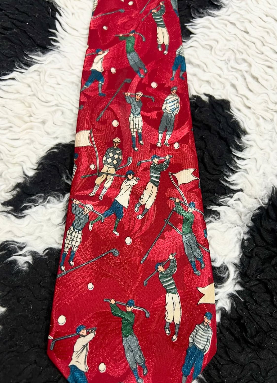 Red Golfing Tie