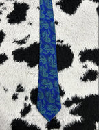 Littlewoods Blue Paisley Tie