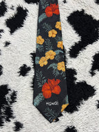 Hawaii Hibiscus Floral Tie