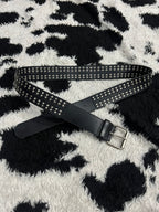 Black Studded Belt