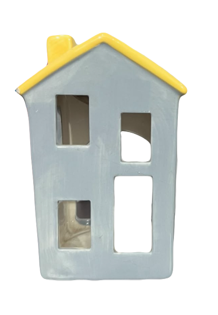 Ceramic House Candle Holder