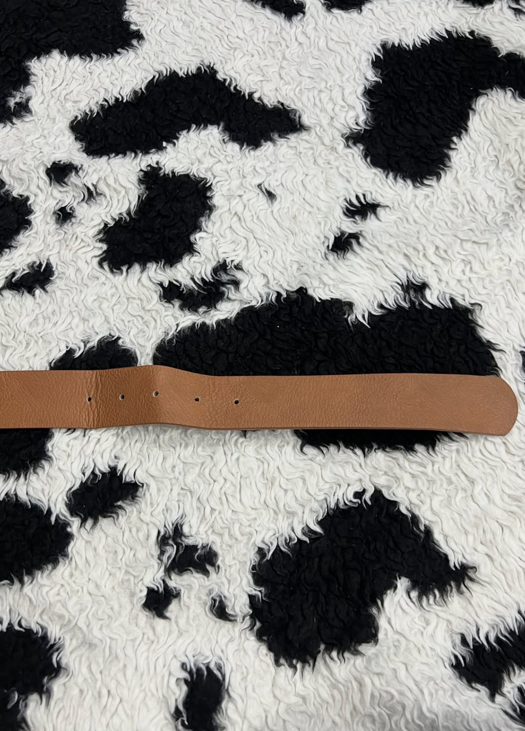 Oval Buckle Brown Belt