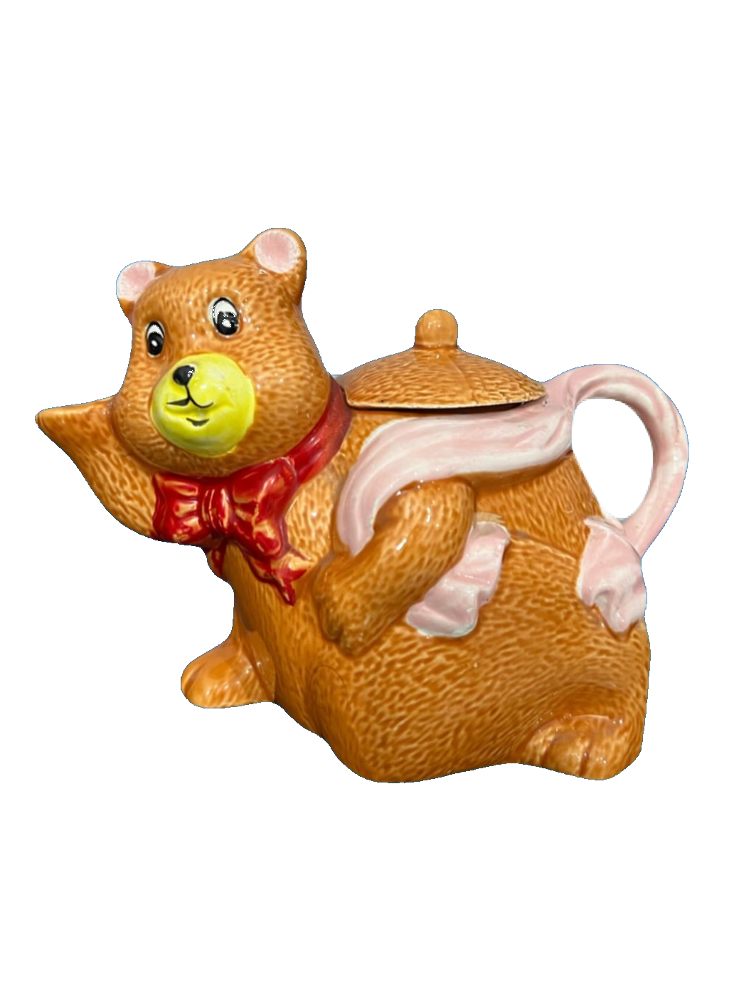 Vintage Ceramic Bear Kettle