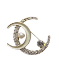 Double Moon Brooch