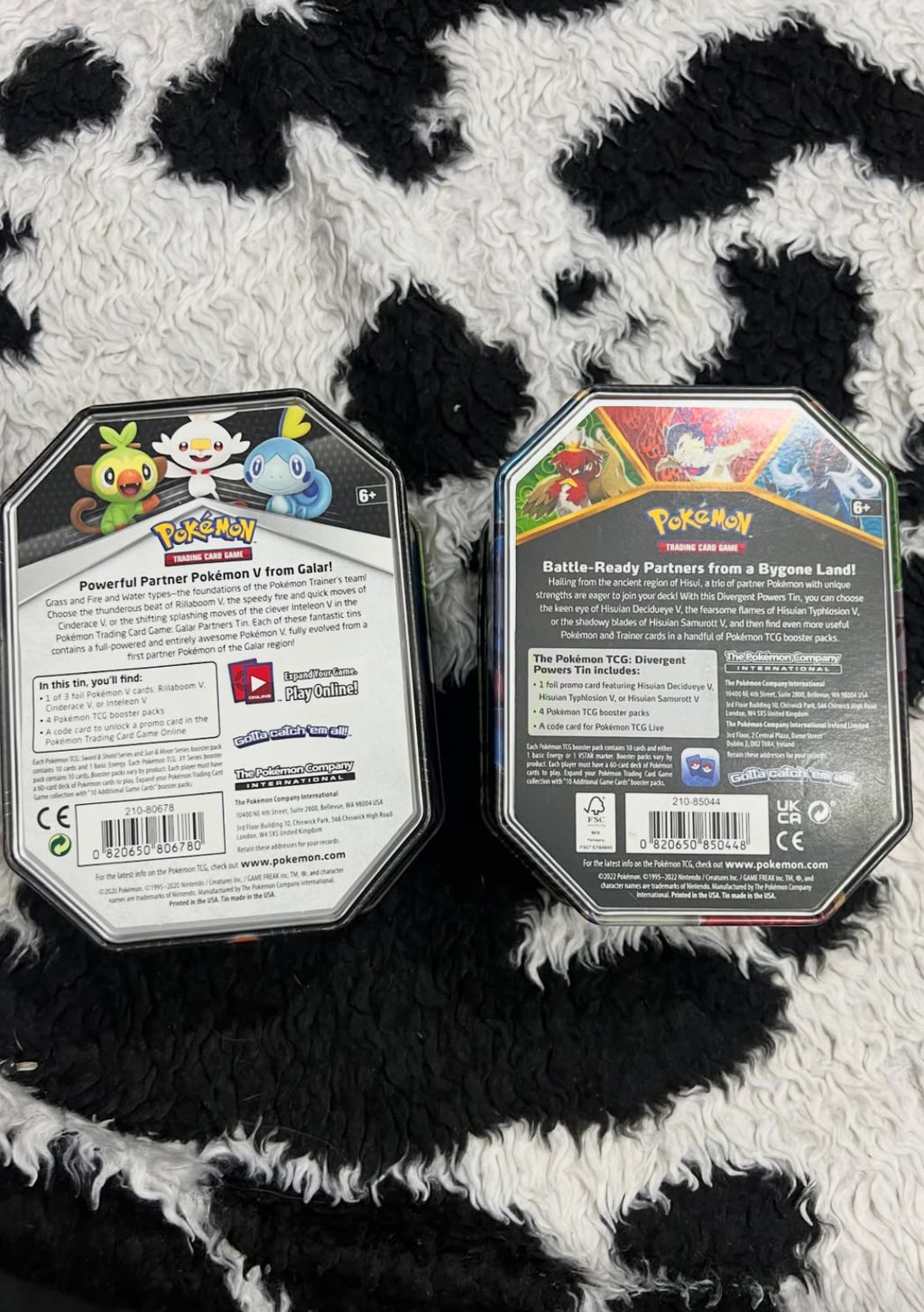 Pokemon Tin Storage Boxes