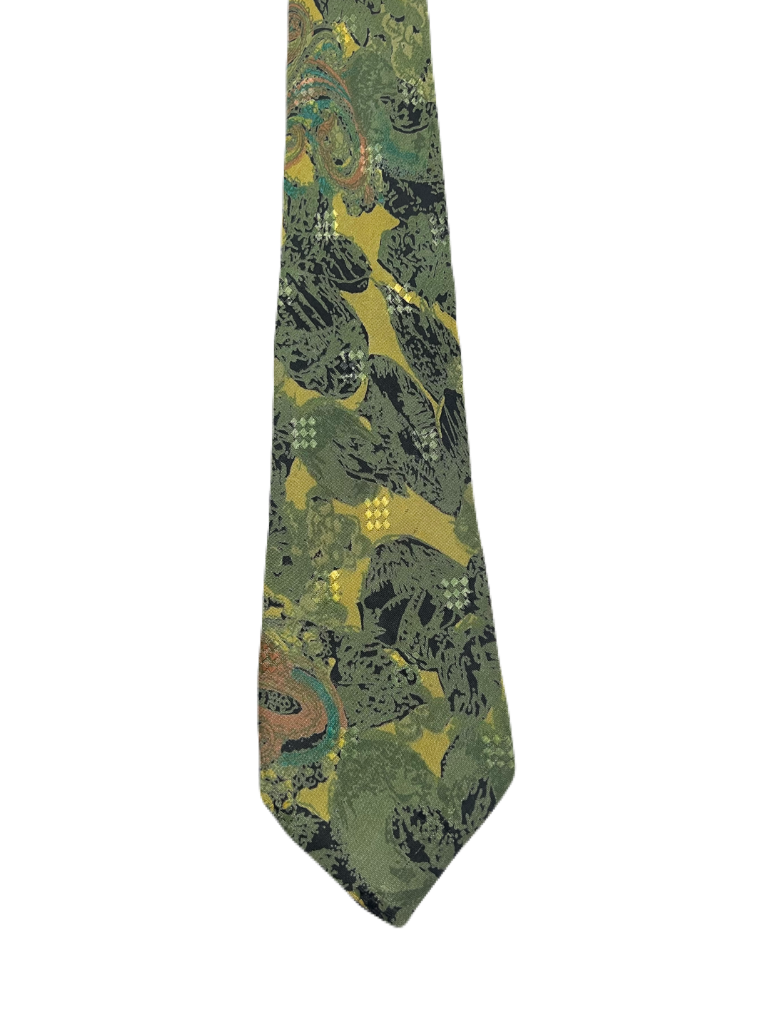 Green Abstract Tie