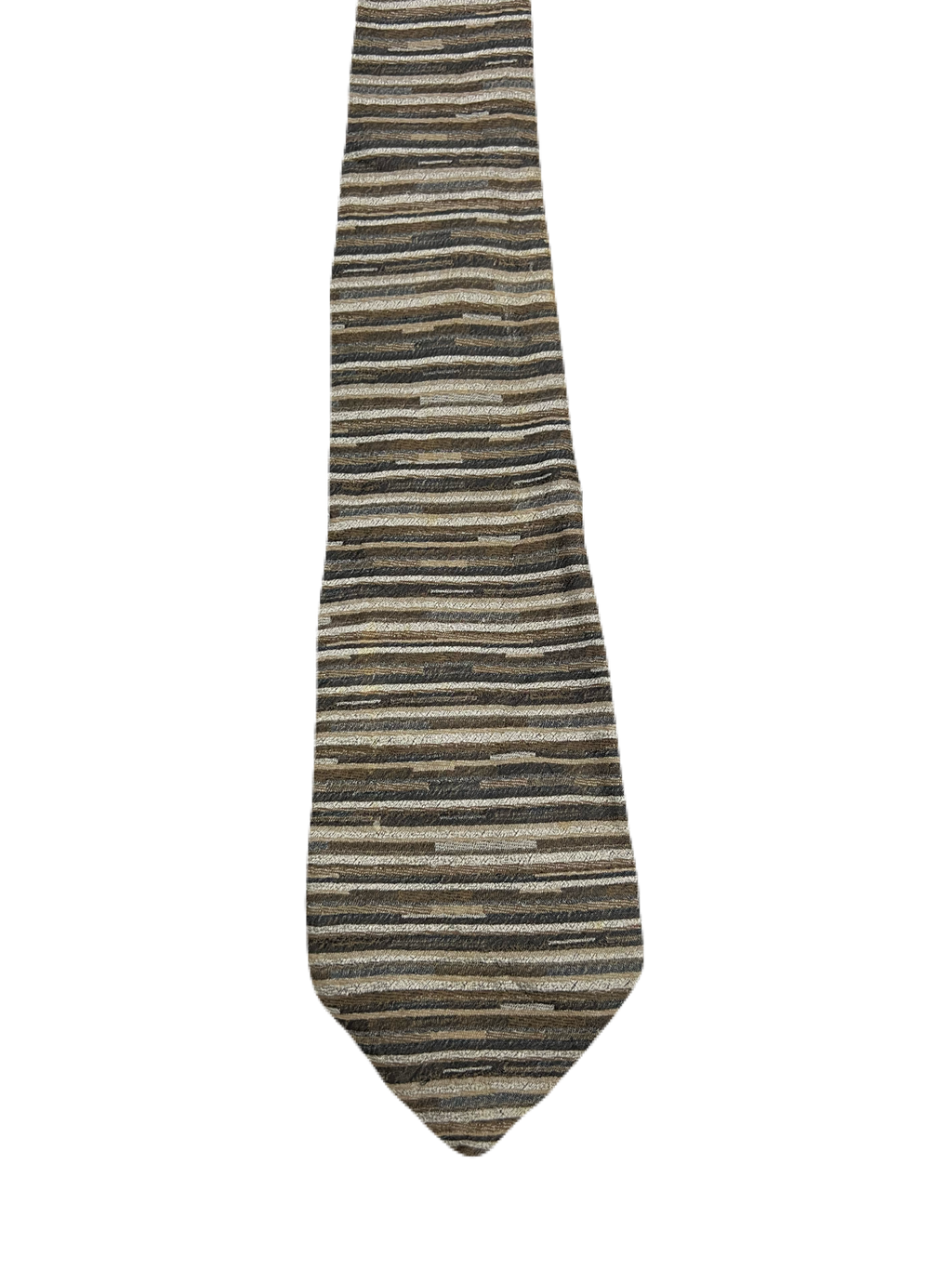 Vaeger Brown Striped Tie
