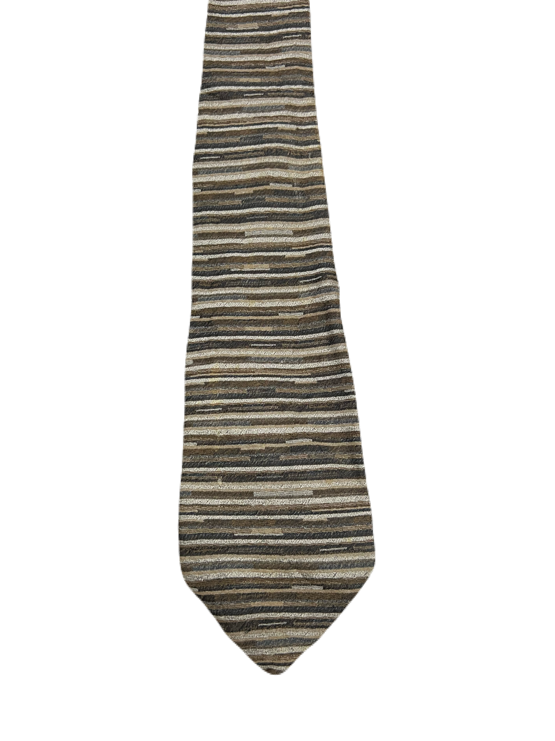 Vaeger Brown Striped Tie
