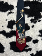 Vintage 1997 Saturday Evening Post Golfing Tie