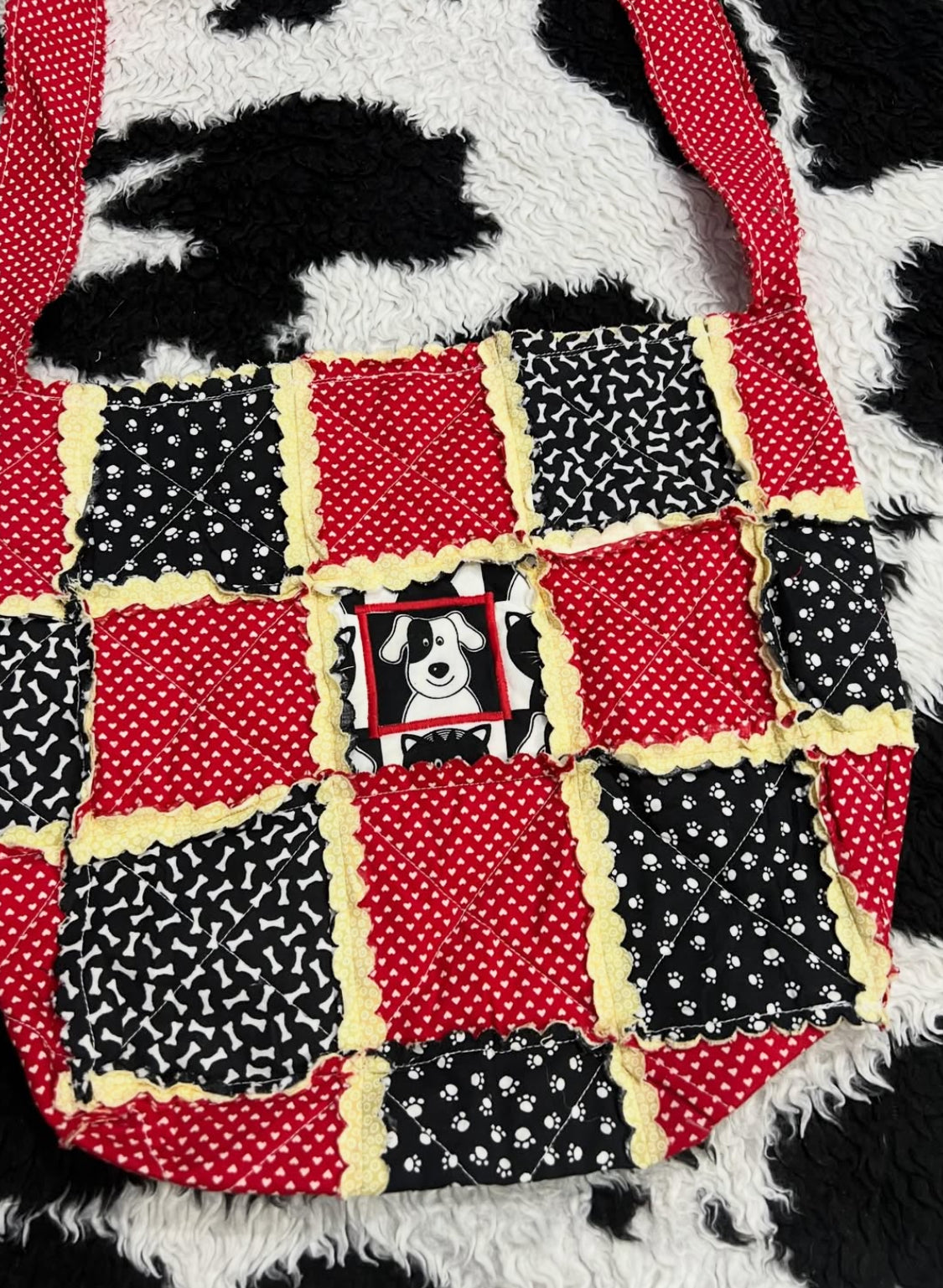 Patchwork Cottagecore Dog Bag