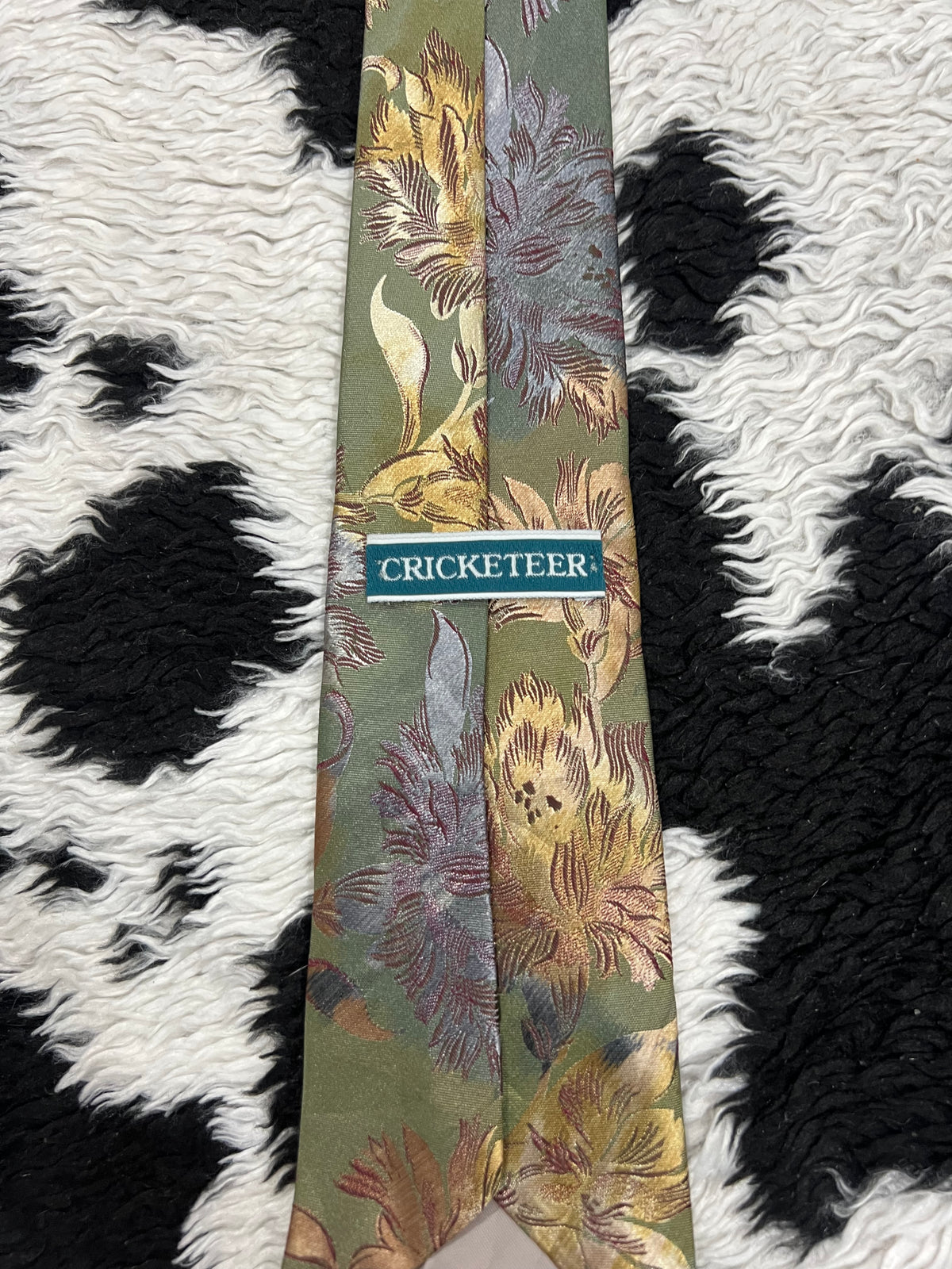 Cricketeer Floral Tie