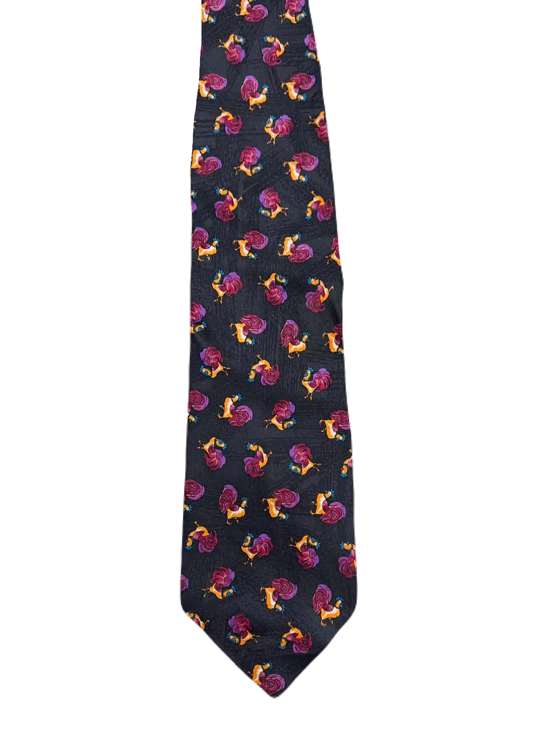 Black Roosters Tie