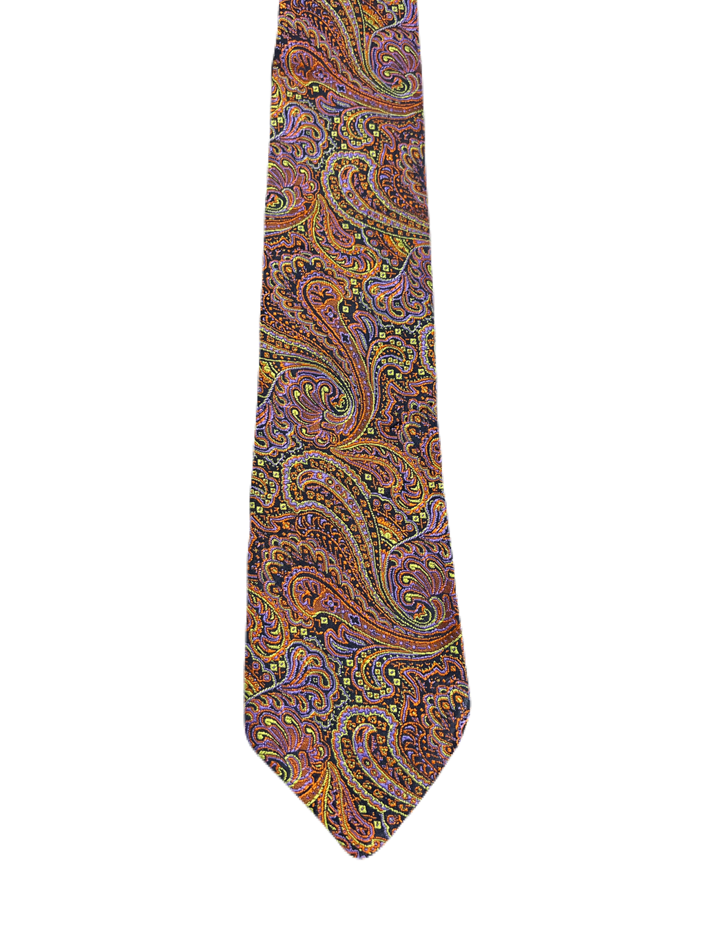 Tootal Fully Embroidered Vibrant Paisley Tie