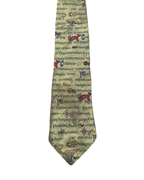 Celtic Gold Manuscript Embroidered Tie