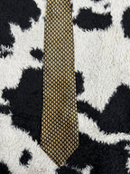 Black & Gold Fleur-de-lis Tie