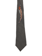 Peacock Narrow Graphic Tie