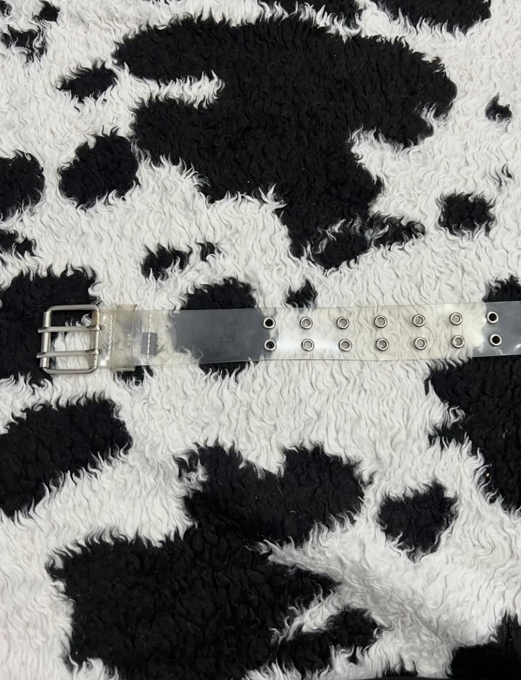 Transparent Double-Hole Belt