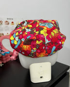 Whimsical Mushrooms Messenger Hat