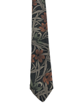 Black & Brown Floral Tie
