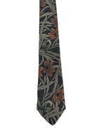 Black & Brown Floral Tie