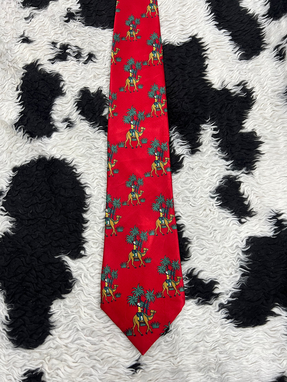 Maria Callas Camels in Desert Tie
