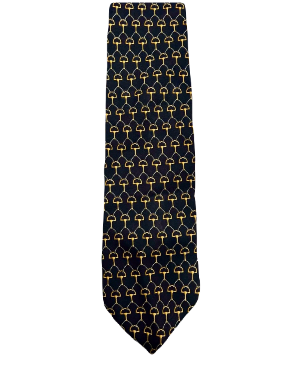 Chains Interlinked Black Tie