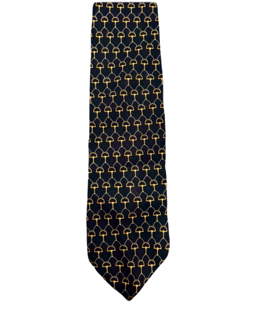 Chains Interlinked Black Tie