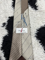 IMAGE Brown Formal Striped Tie