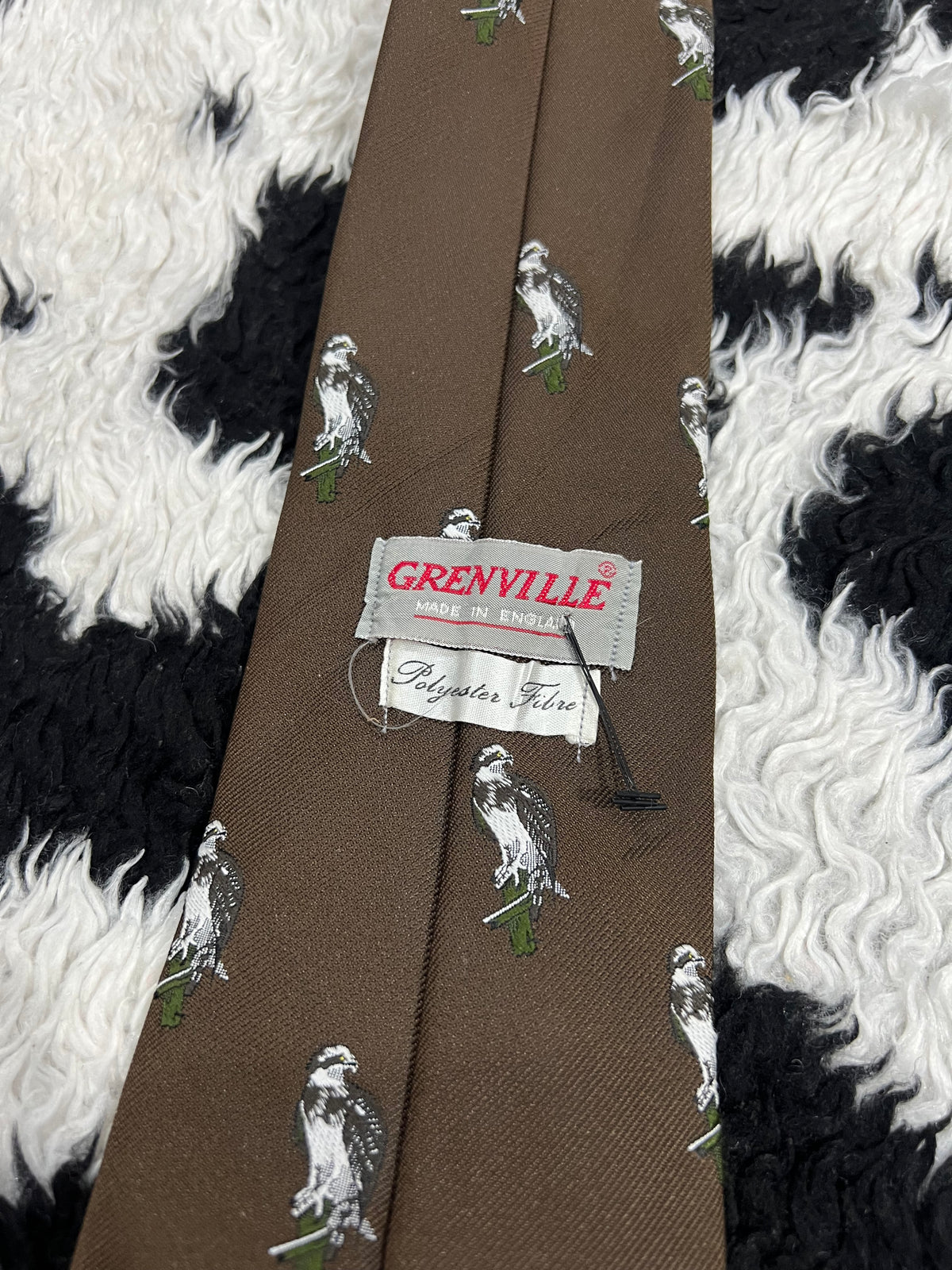 Grenville Eagles Embroidered Tie