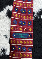 Charleston Red Floral Tie