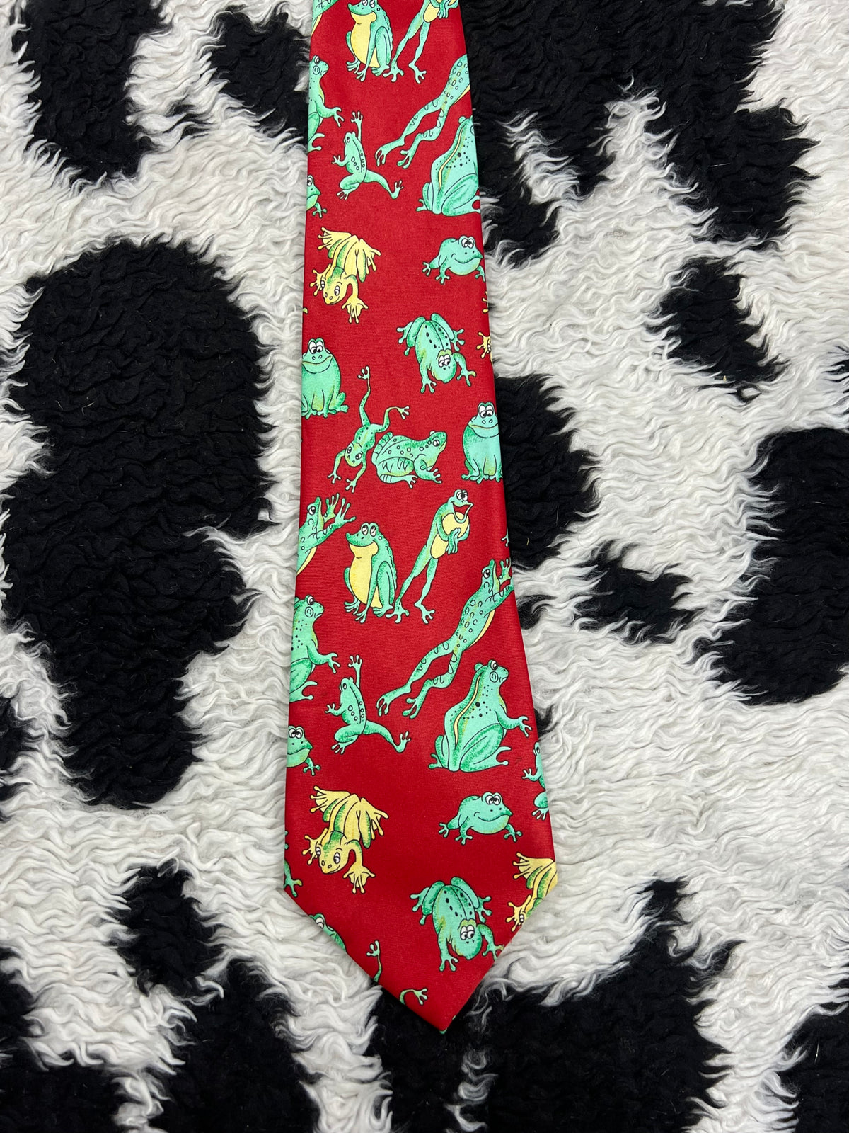 Vintage Rene Chagal Frogs Tie