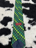 Burton Green Checkered Tie