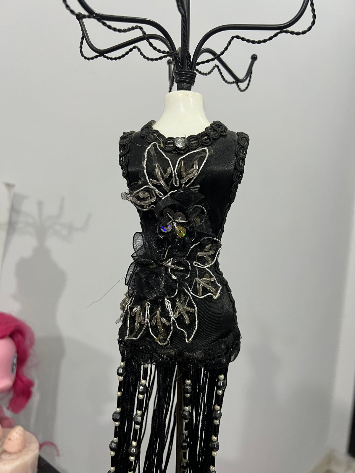 Black Jewelry Dress Mannequin