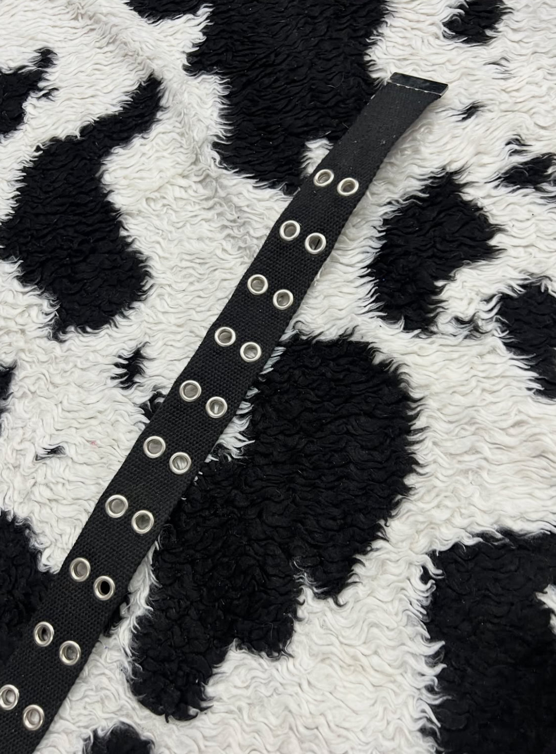 Double Hole Black Belt