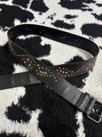 Studded Beads Brown Belt