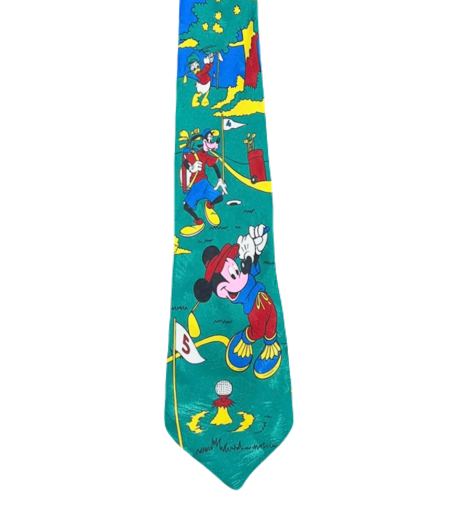 Mickey Mouse & Friends Golfing Tie