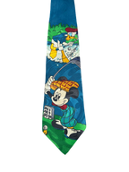 Vintage Mickey Mouse & Donald Duck Golf Tie