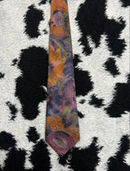 Montagu Purple Grapes Embroidered Tie