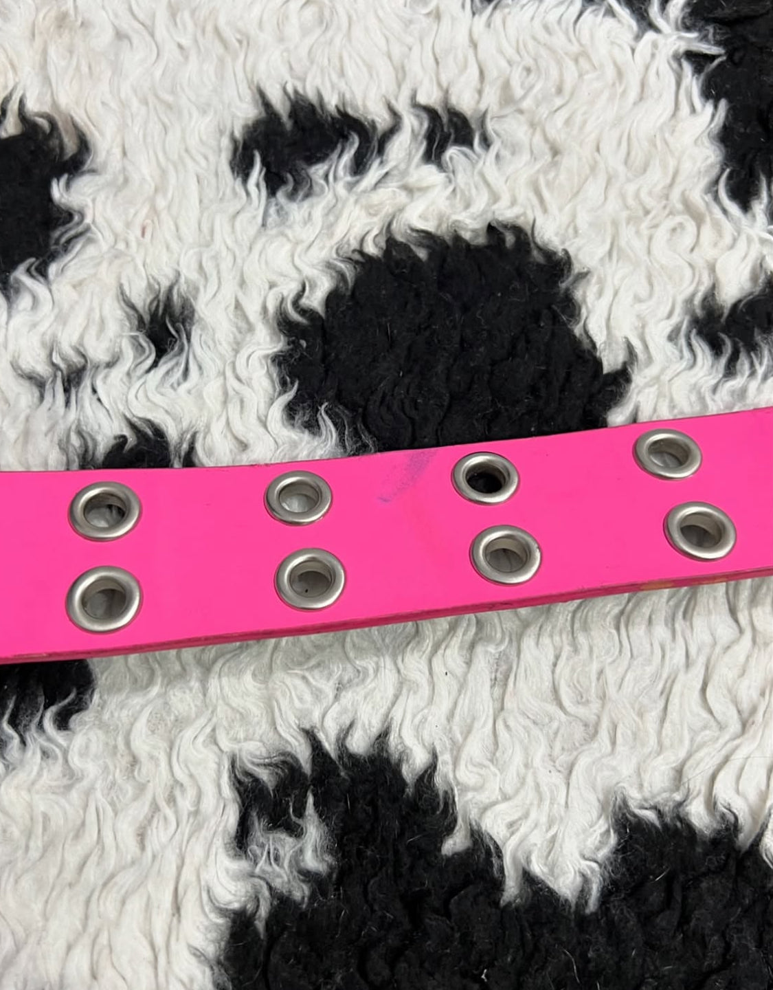 Pink Double-Holes Belt