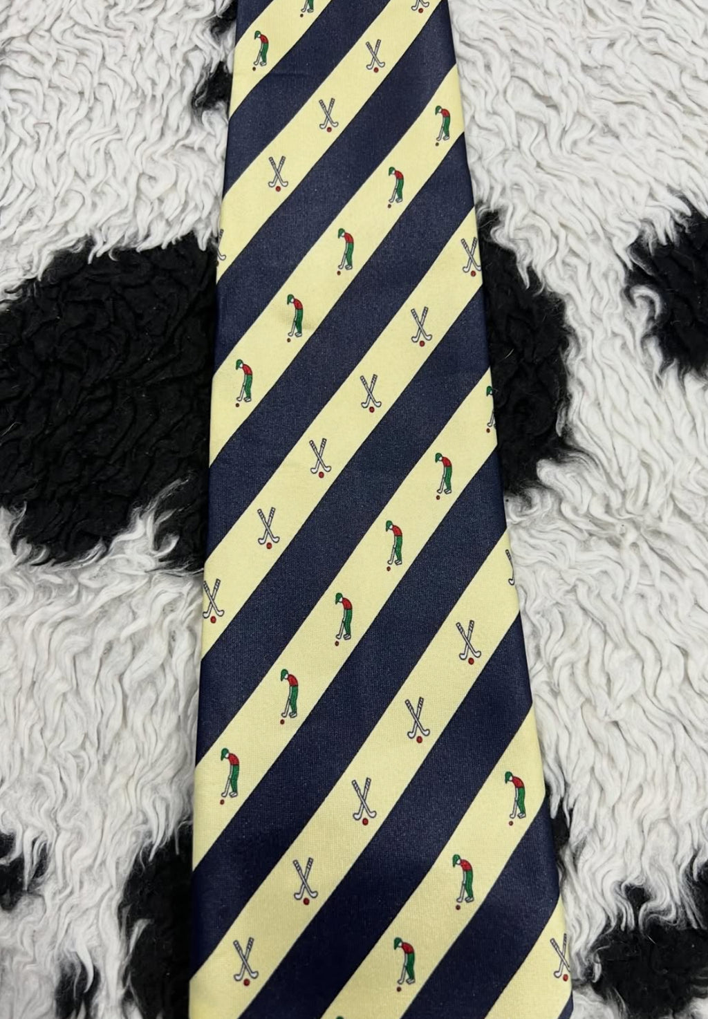 Striped Golf Tie