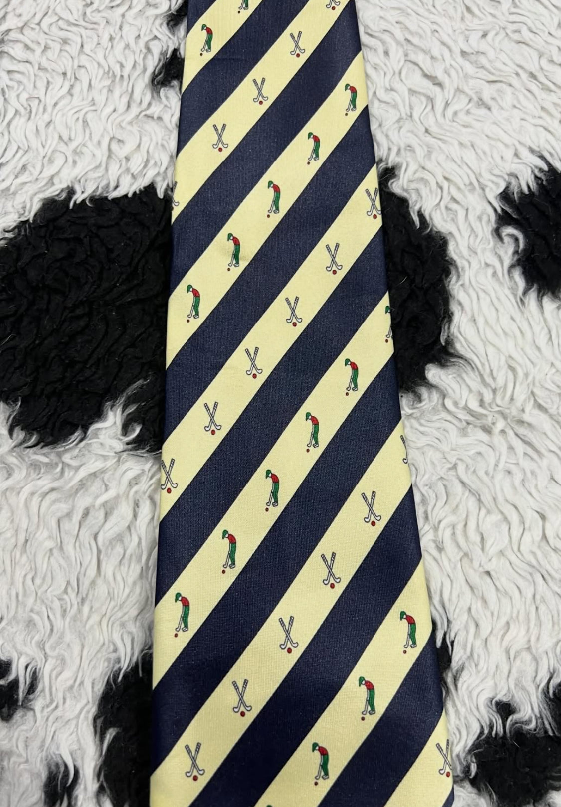 Striped Golf Tie