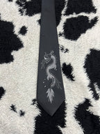 Dragon Embroidered Tie