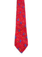 Bunnies in Flowers Tie