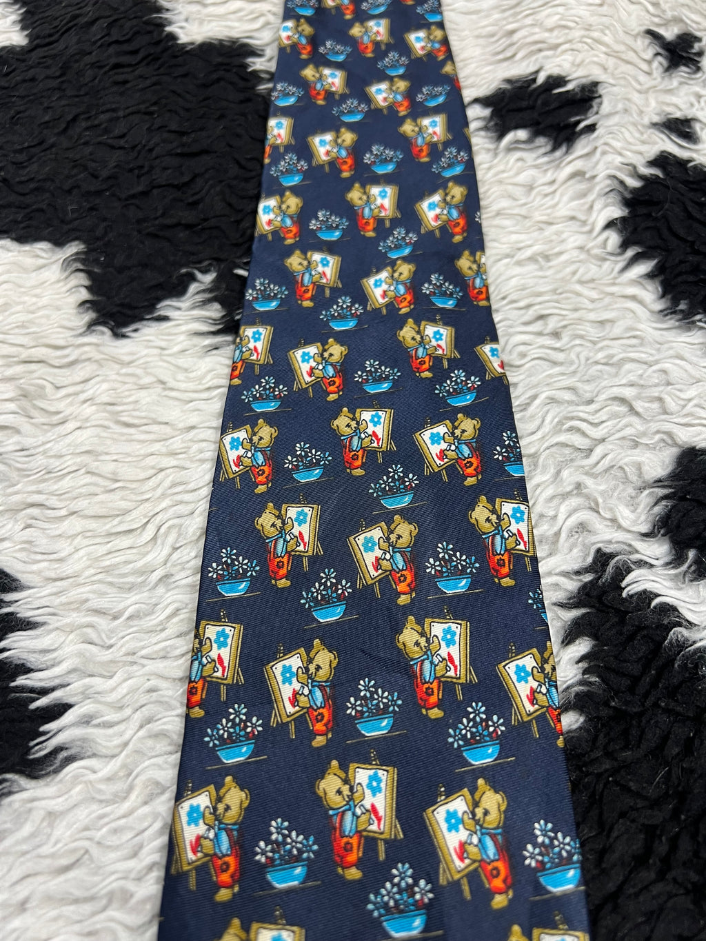 Artist Teddy Painting Tie