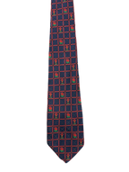 Embroidered Roses Tie