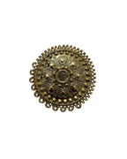 Gold Metal Brooch