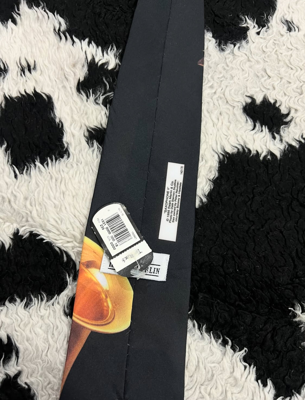 Vintage 1995 Ralph Marlin "Saxophone II" Tie